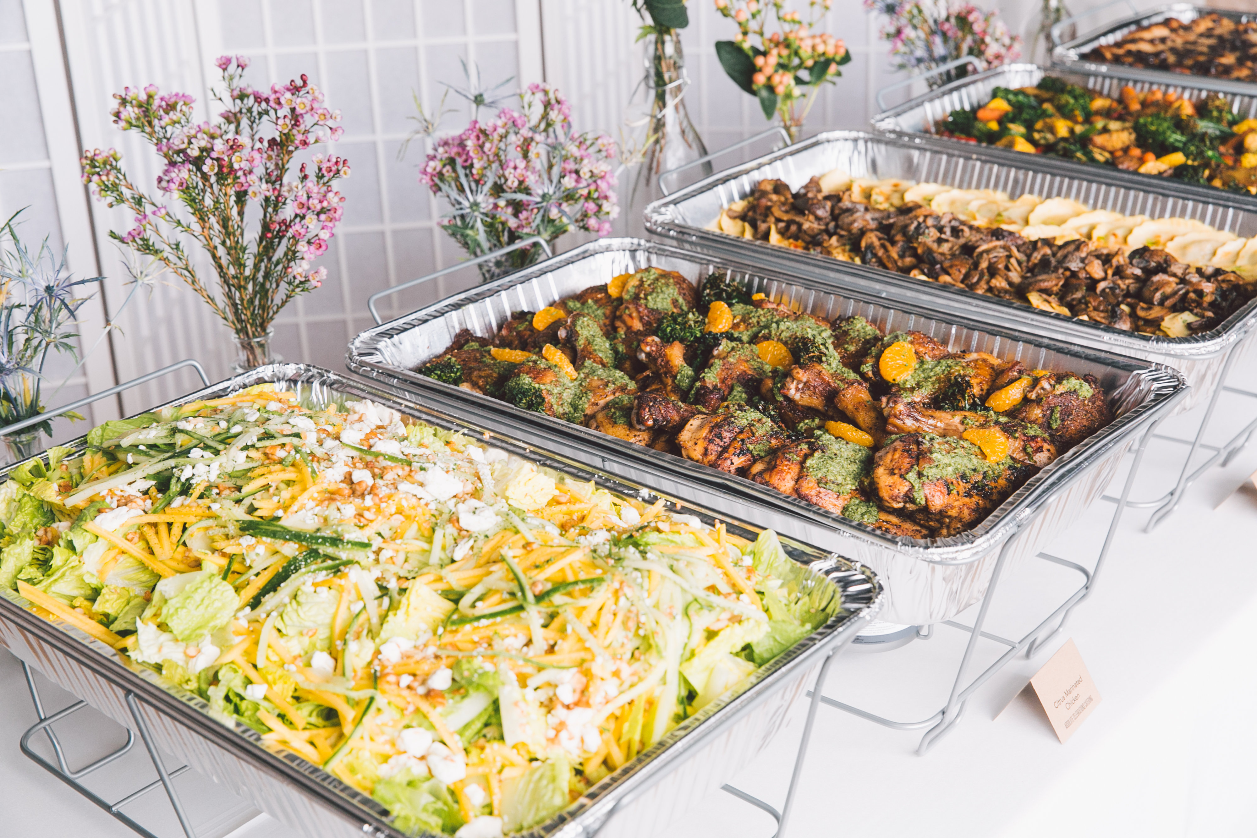 Custom catering menus from your favorite restaurants